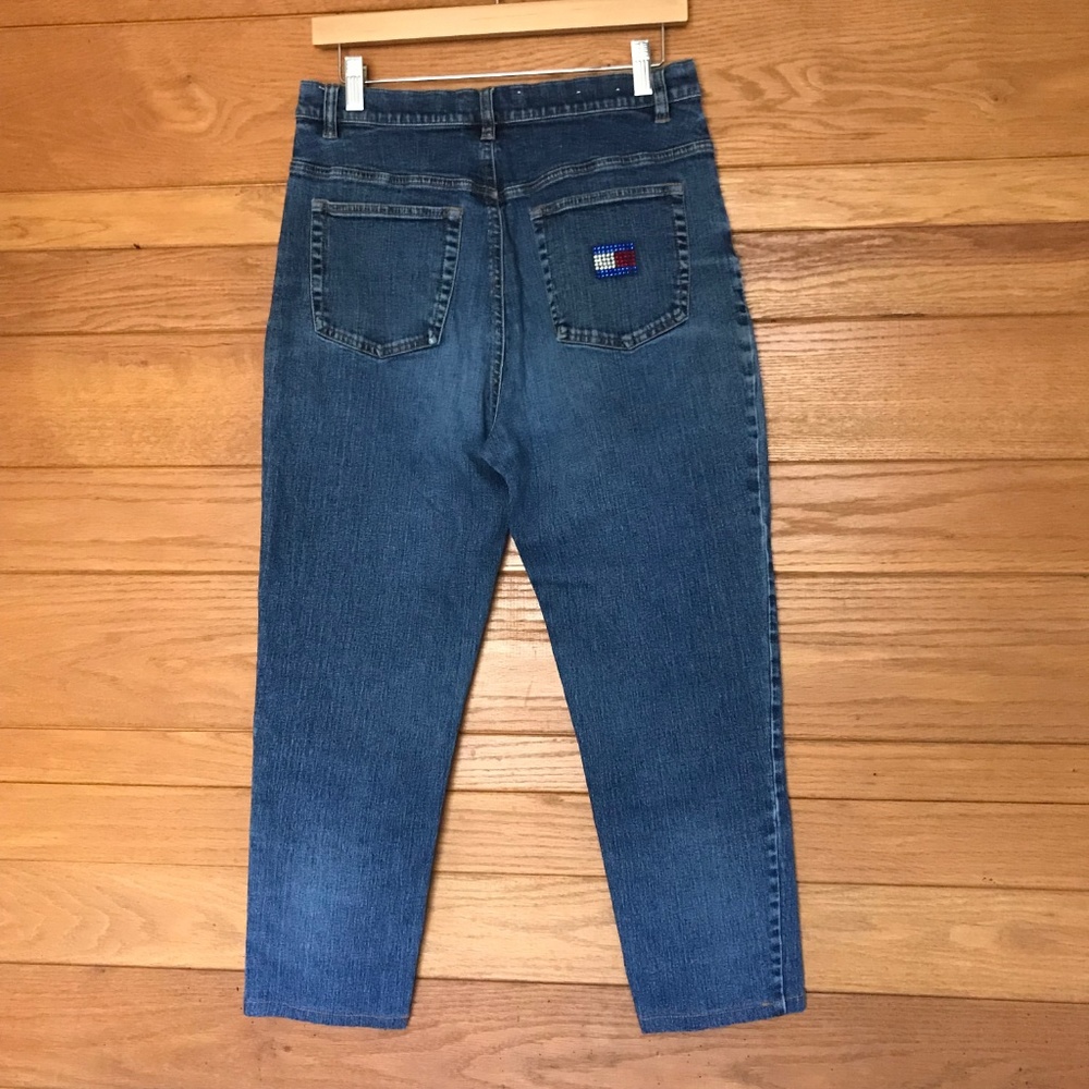 Vintage Tommy Hilfiger bling logo back pocket jeans - Picture 3 of 5